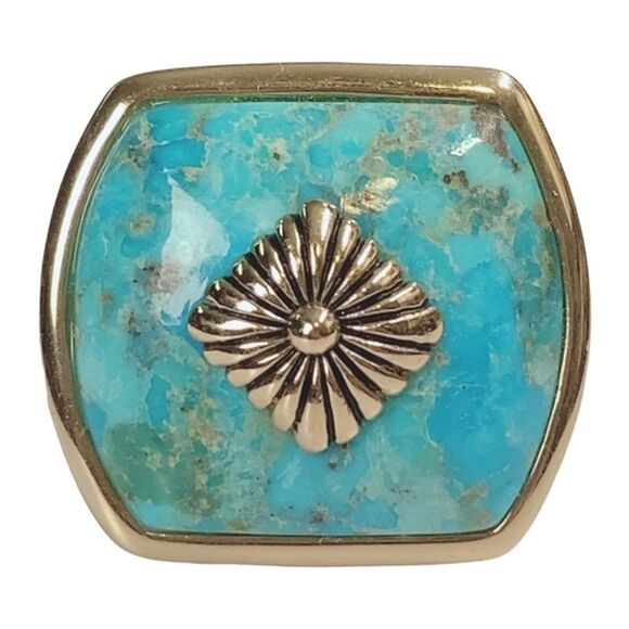 STUDIO BARSE TURQUOISE RING SZ 9.75 Men or Women Unisex Limited Edition HSN - Picture 1 of 7
